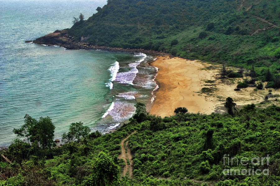 Coastline Vietnam I Photograph by Chuck Kuhn