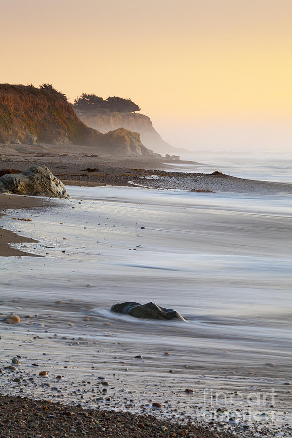 Water Washes Ashore At Leffingwell Landing Photograph By Sharon Foelz 