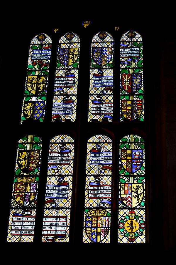 Coats of Arms Stained Glass Photograph by Eric Tressler