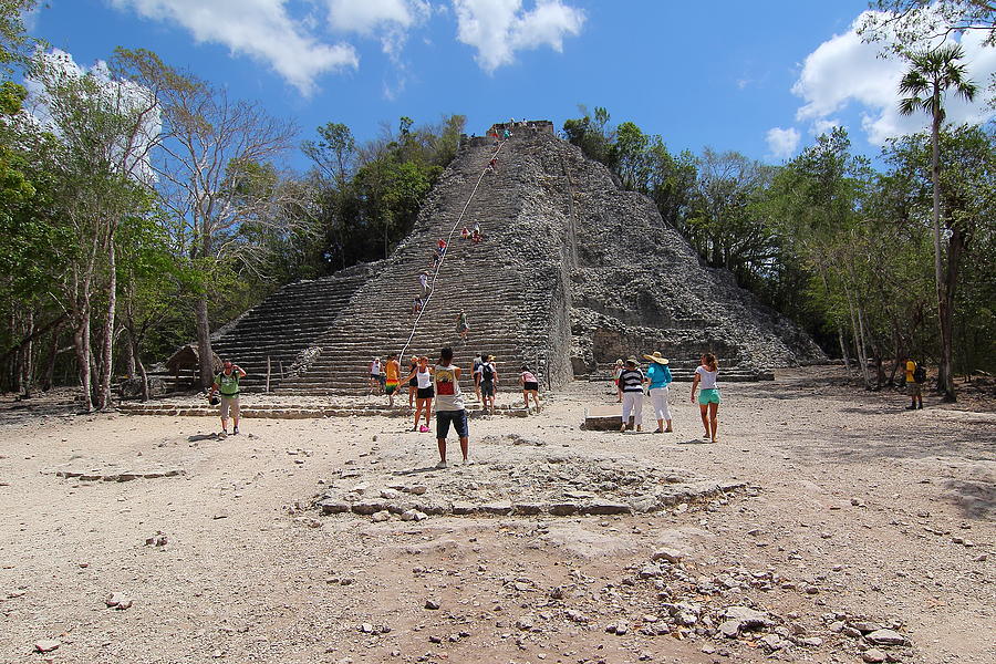 Coba Archeological Site, Mexico Photograph by Robert McKinstry