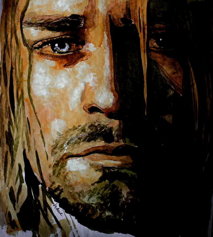 Cobain Painting by Laur Iduc