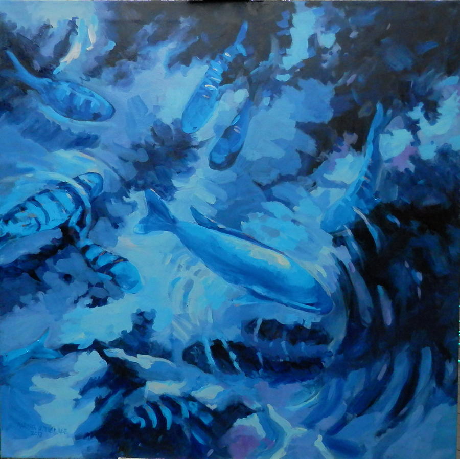 Cobalt #1 Painting by Martha Tisdale