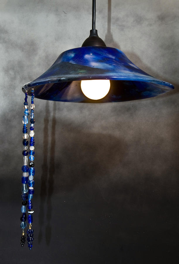 Lamp Glass Art - Cobalt Lamp   SOLD by Abbe Gore