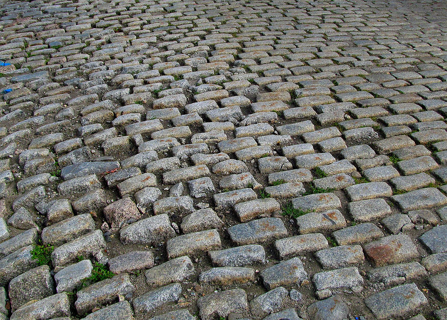 Cobble Stone Road Photograph by Bob Foudriat