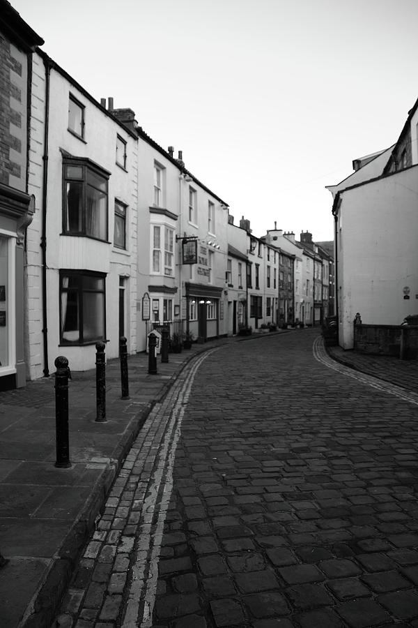 Cobbled Street in Staithes  Photograph by Jeff Townsend