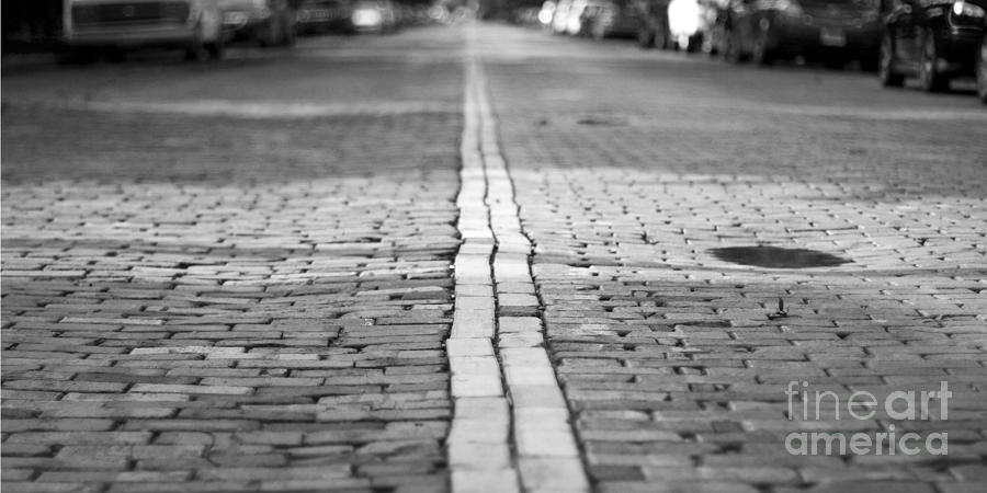 Cobblestone Brick Street Photograph by ELITE IMAGE photography By Chad McDermott