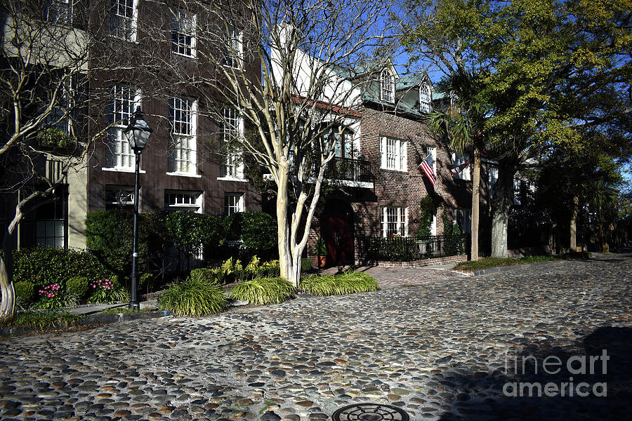 Cobblestones And History Photograph by Skip Willits
