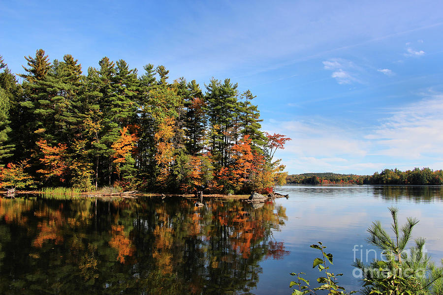 Cobbosseecontee Lake, Maine Photograph by Sandra Huston