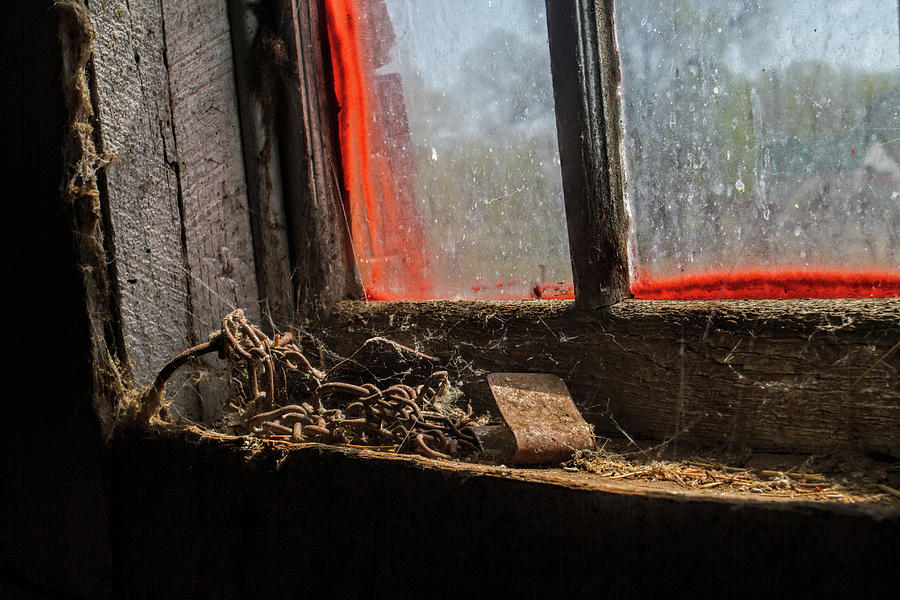 Cobwebs and Rust Photograph by Alana Thrower