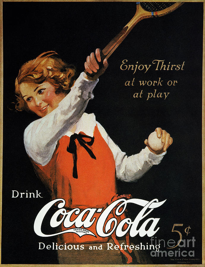 Vintage Coca-cola  Ad, 1923 Drawing by Granger