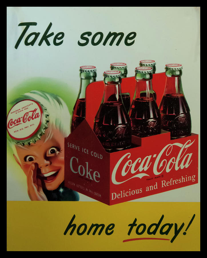 Coca Cola antique sign Photograph by Flees Photos