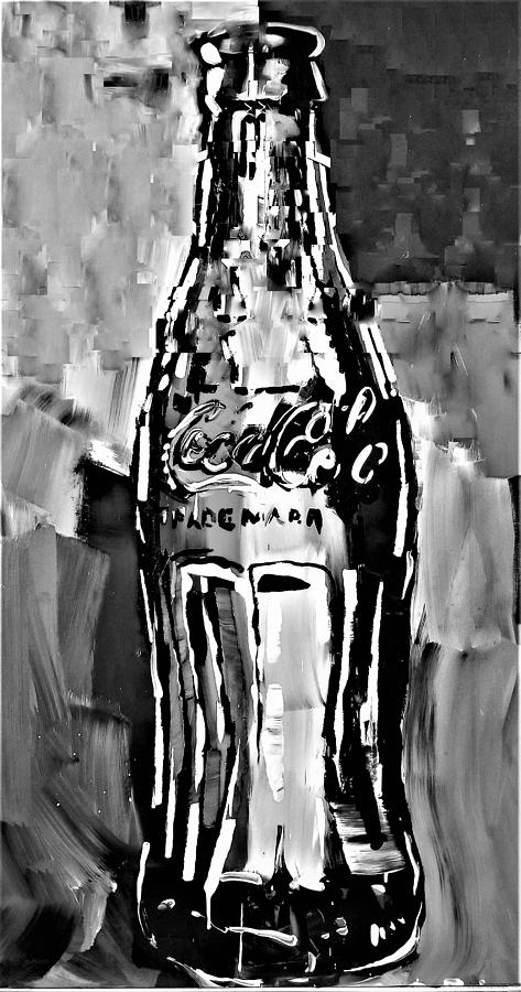 Coca Cola Art B W Photograph by Rob Hans
