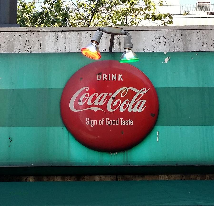 Coca Cola Button Photograph by Rob Hans