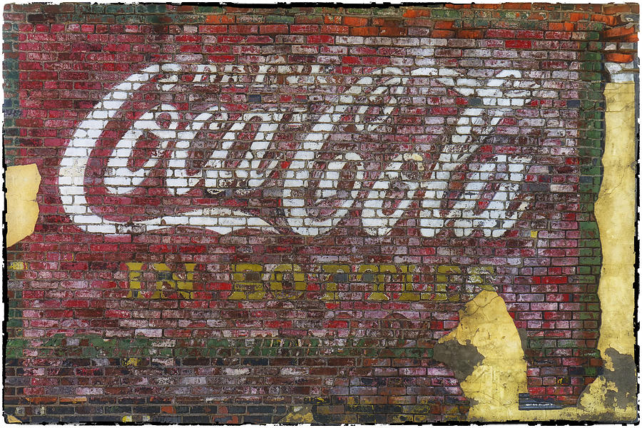 Coca Cola Ghost Sign Sedalia MO DSC01928-1 Photograph by Greg Kluempers
