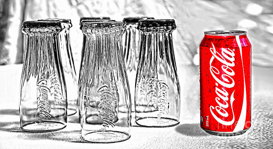 Still Life Photograph - Coca-Cola ready to drink by Kaye Menner by Kaye Menner