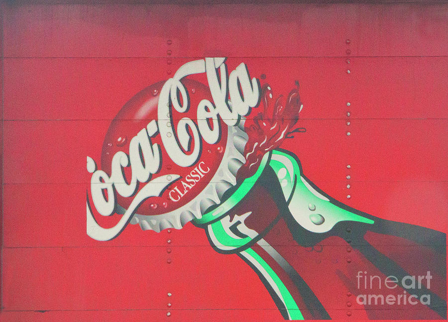 Sign Photograph - Coca-Cola Sign by Linda Phelps