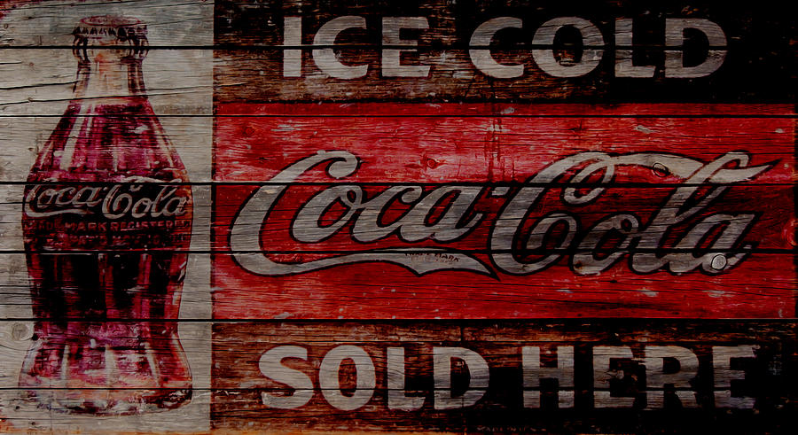 Coca Cola Vintage Sign Mixed Media by Brian Reaves