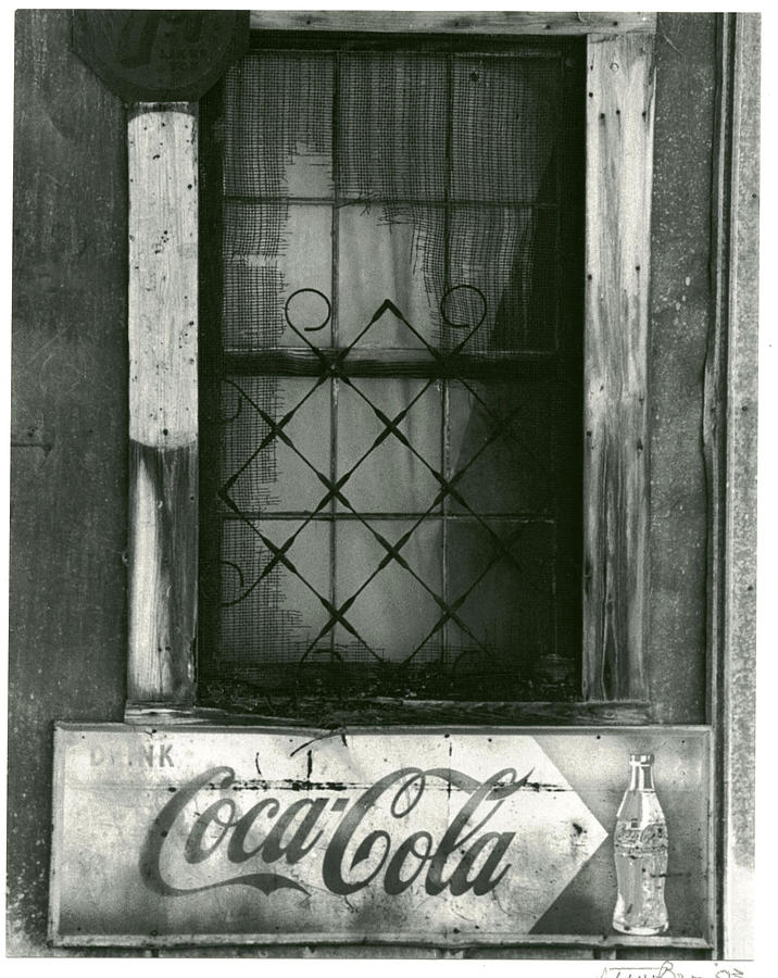 Coca Cola window Photograph by Steve Berg | Pixels