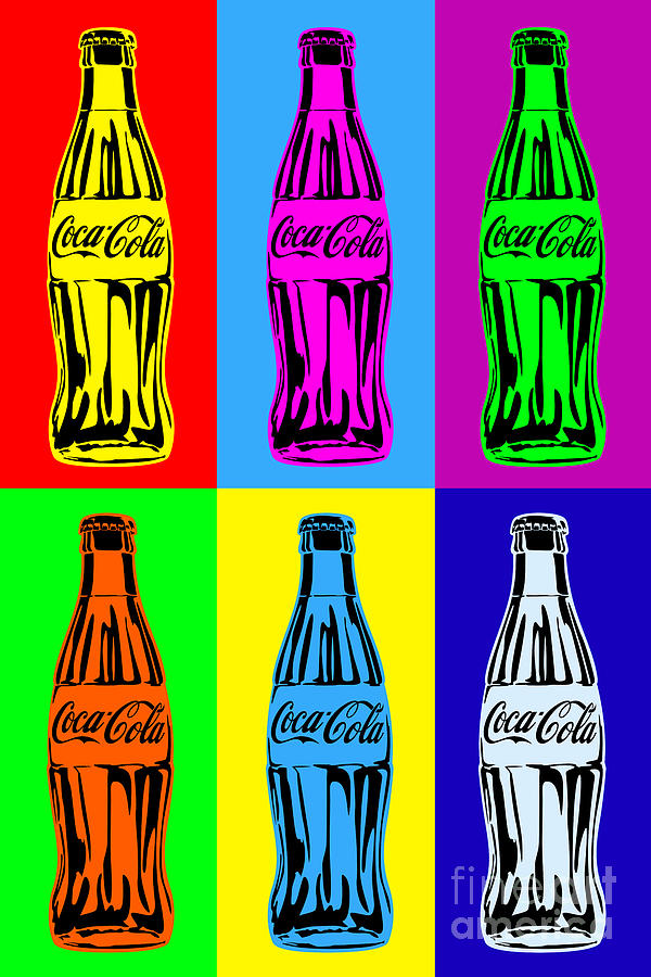 Coca Cola Digital Art - CocaCola_POPArt_04-1 by Bobbi Freelance