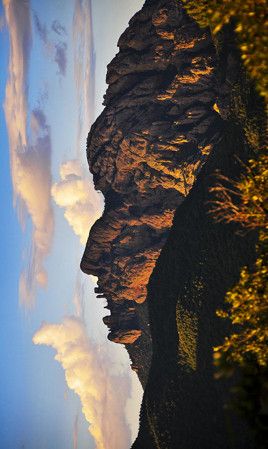 Cochise Head Photograph by Skip Hunt