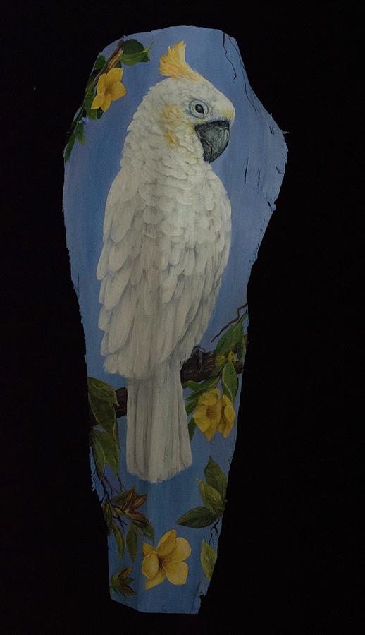 Cockatoo Painting by Nancy Lauby