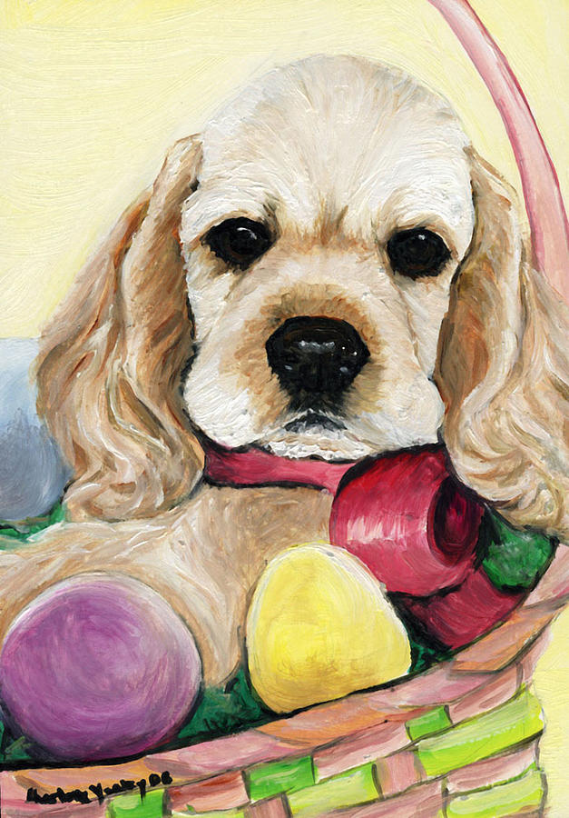 Cocker Spaniel Painting by Charlotte Yealey