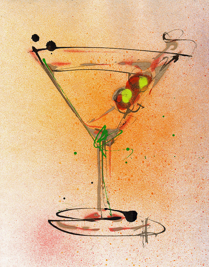 Egon Schiele Painting - Cocktail #3 by Ryan Hopkins