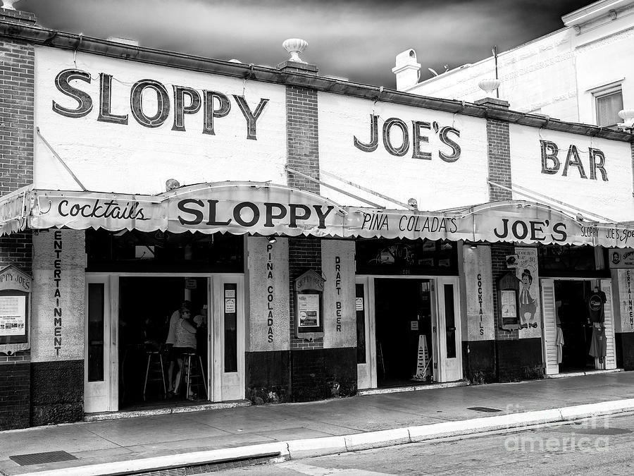 Cocktails at Sloppy Joes Key West Photograph by John Rizzuto