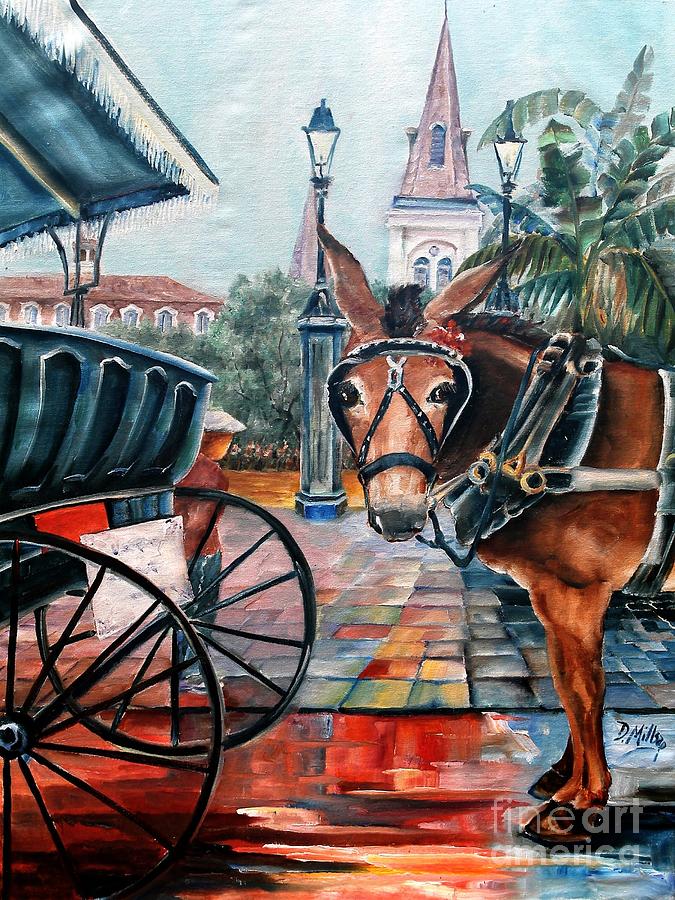 Coco in the Quarter Painting by Diane Millsap