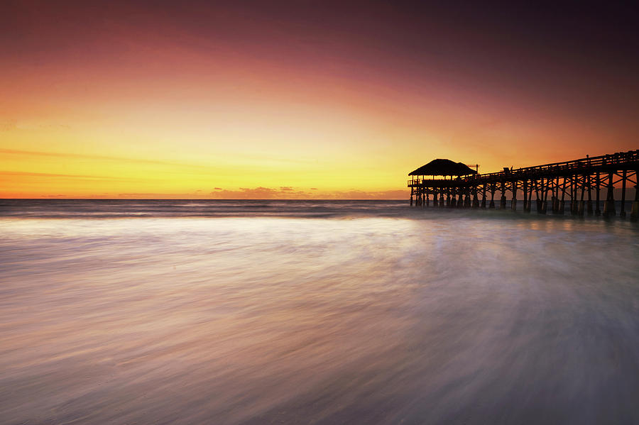 Cocoa Beach Fishing Pier Photograph by Vicki Jauron - Fine Art America