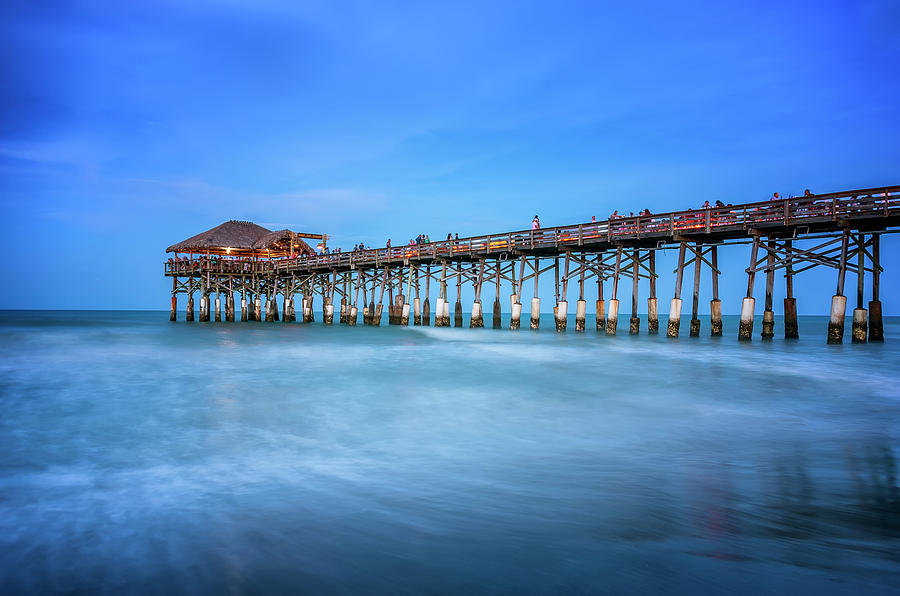 Cocoa Beach Pier Photograph by Ryan Wyckoff