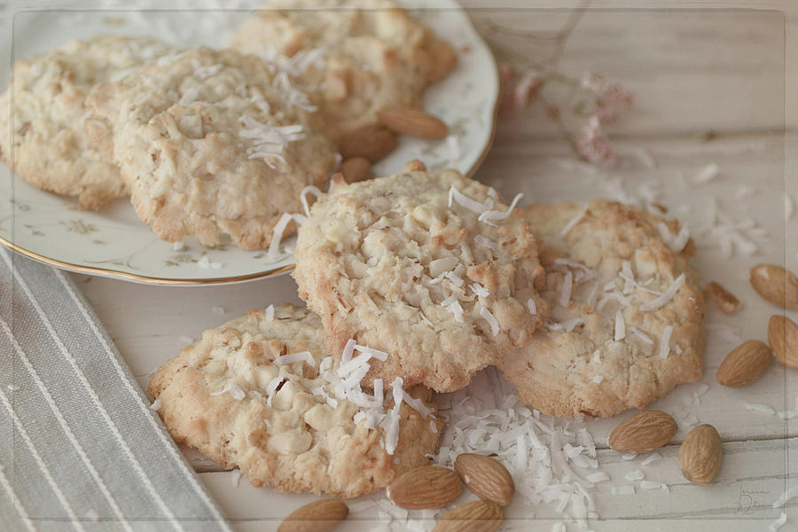 Coconut Almond Cookies Photograph by Teresa Wilson
