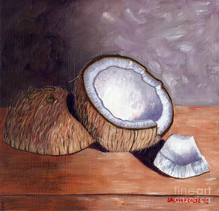 Coconut Anyone? Painting by Laura Forde