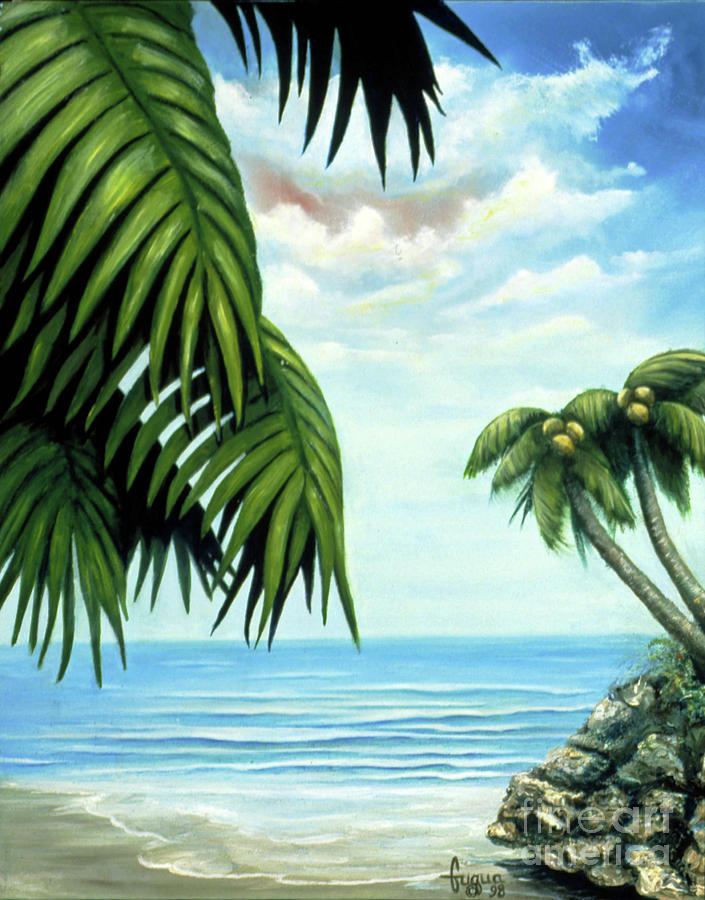 Coconut Cove Painting By Beverly Fuqua - Fine Art America