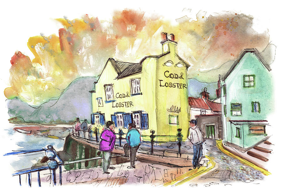 Cod And Lobster In Staithes Painting