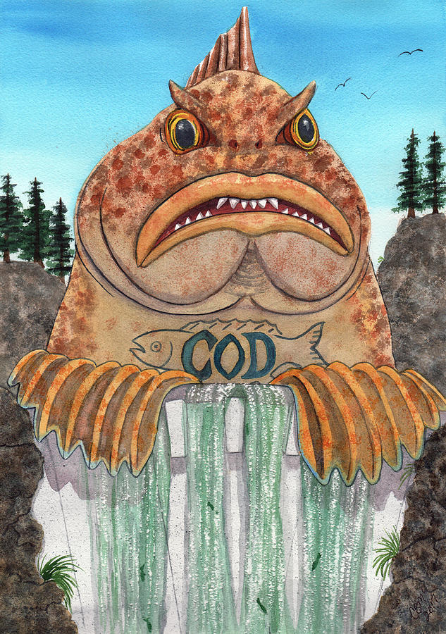 Cod Dam Painting by Catherine G McElroy
