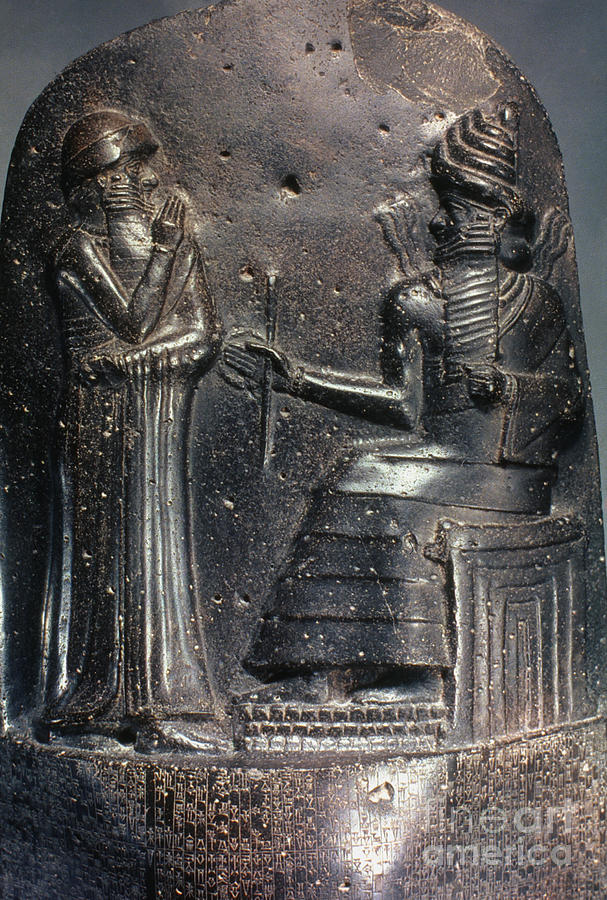 Code Of Hammurabi (detail) Photograph by Granger