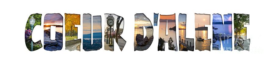 Coeur d Alene Letters Photograph by Idaho Scenic Images Linda Lantzy