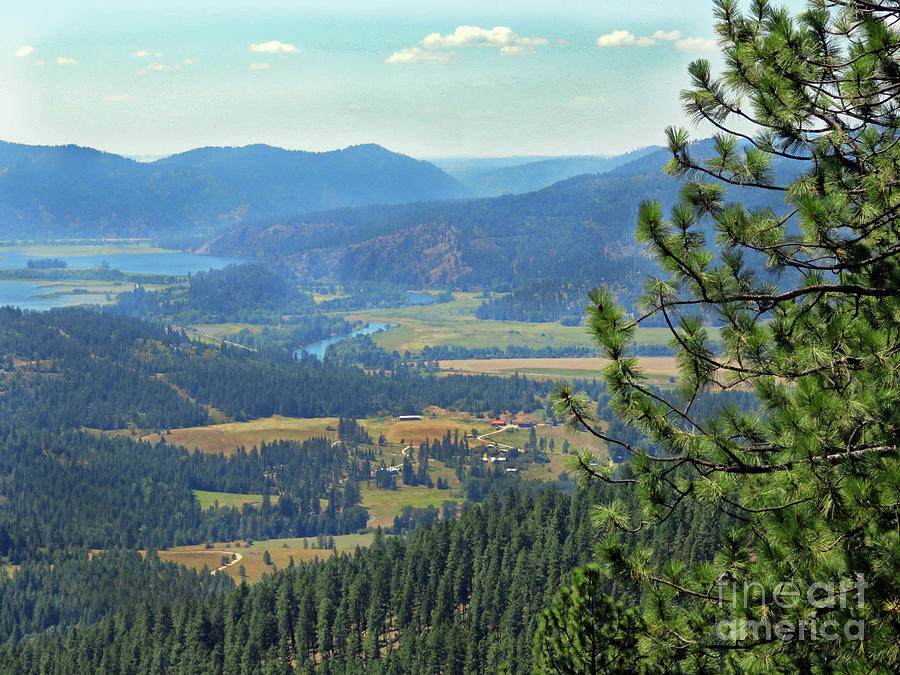 Coeur dAlene River Valley ID Photograph by Cindy Murphy - NightVisions