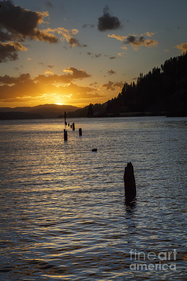 Coeur dAlene Sunset Photograph by Dennis Hedberg