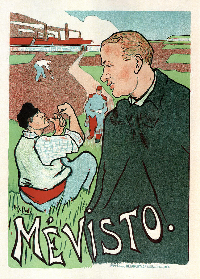 Coeur Meurtri, Rene Esse - Mevisto - Sheet Music - Vintage Exposition Poster Mixed Media