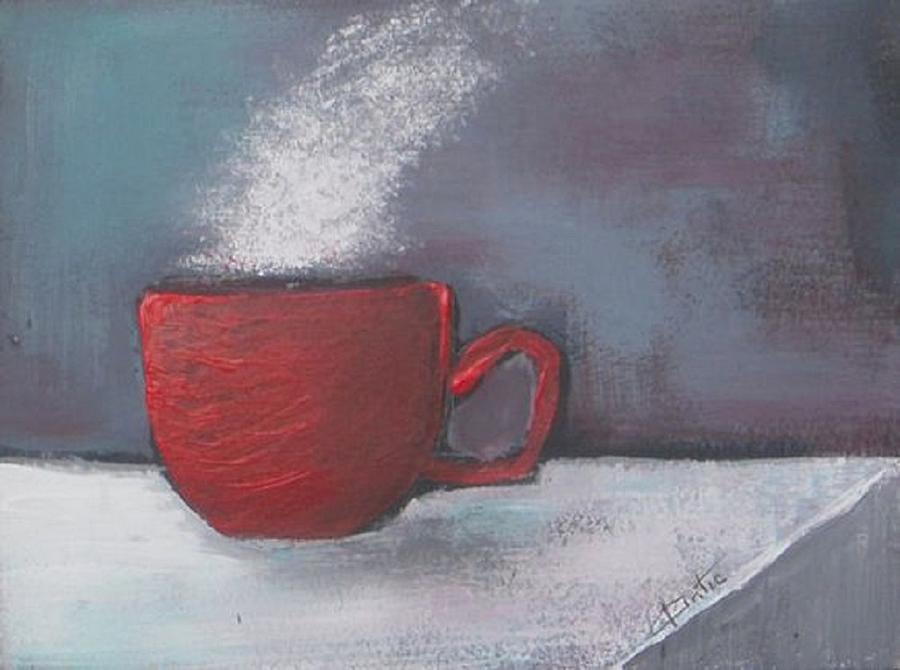 Coffee is Ready Painting by Vesna Antic