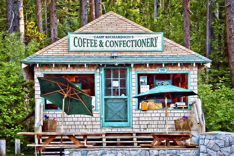 Coffe and Confectionery Photograph by Maria Coulson