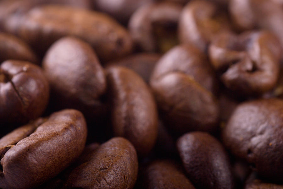 Coffee Photograph - Coffe beans by Martin Capek