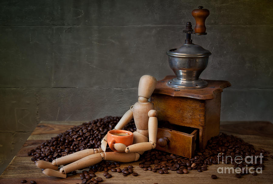 Coffee Photograph - Coffee Break by Nailia Schwarz