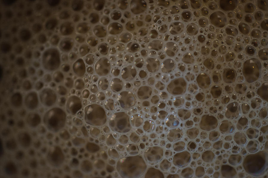 Coffee Photograph - Coffee Bubbles Starbucks 2382 by David Haskett II