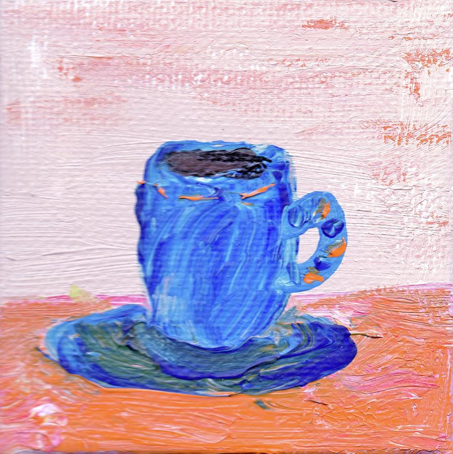 Coffee Cup Painting by Caroline Henry