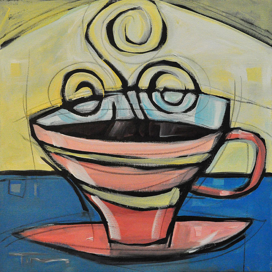 Coffee Cup Four Painting by Tim Nyberg