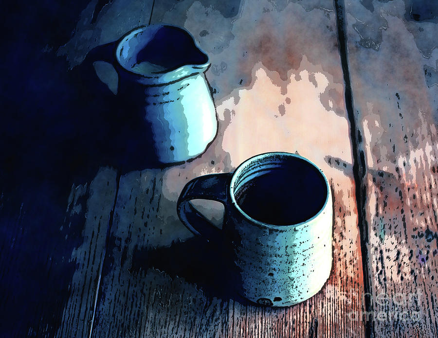 Coffee Cup Still Life Digital Art by Phil Perkins