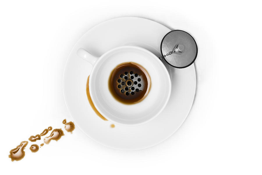 Coffee Photograph - Coffee Drain by Dennis Larsen